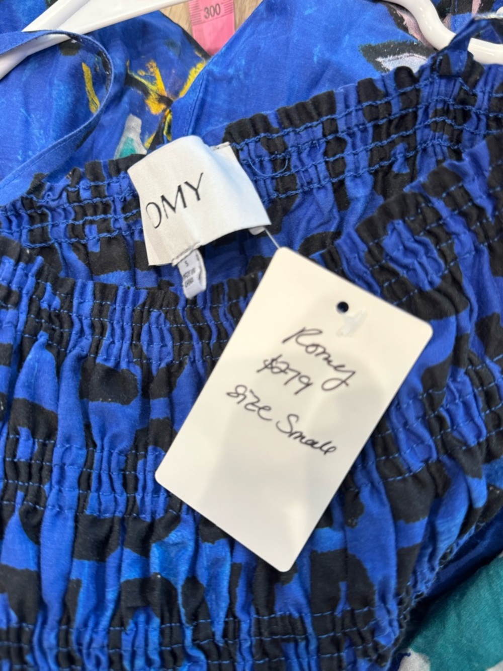 Romy Lover Sundress Bright Blue Tropical-Print Maxi Dress - Picture 7 of 8